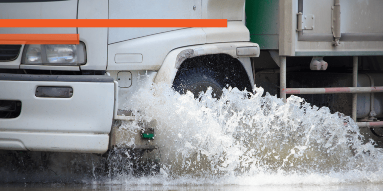 Closures due to flooding of Stuart Highway leave trucks high and dry