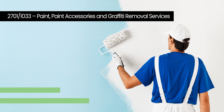 New Contract: 2701/1033 - Paint, Paint Accessories and Graffiti Removal Services