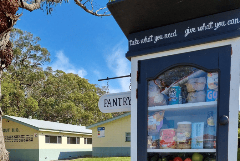 Little Free Food Pantry targets cost of living crisis