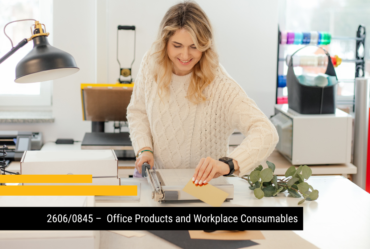 Award of Contract: 2606/0845 - Office Products and Workplace Consumables
