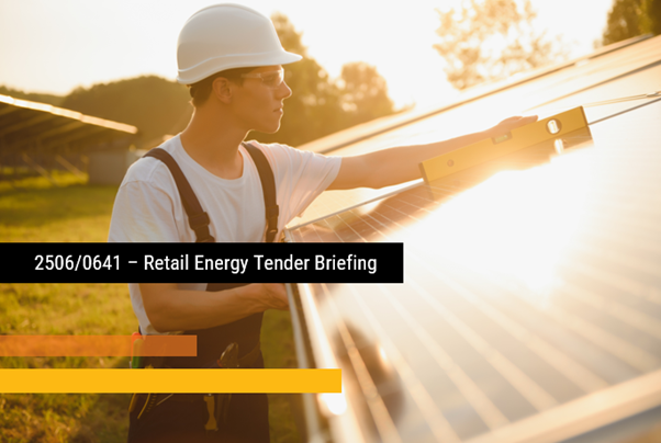 Retail Energy Tender Briefing Retail Energy Tender Briefing