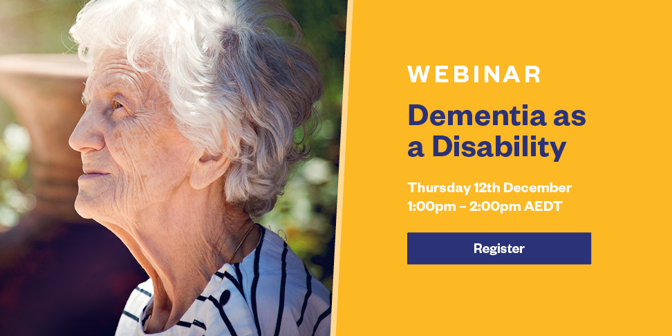 Dementia as a Disability